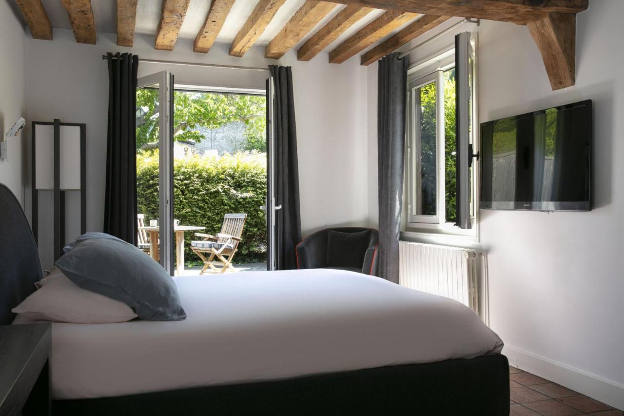Hotel La Chaumiere Honfleur Exterior foto
